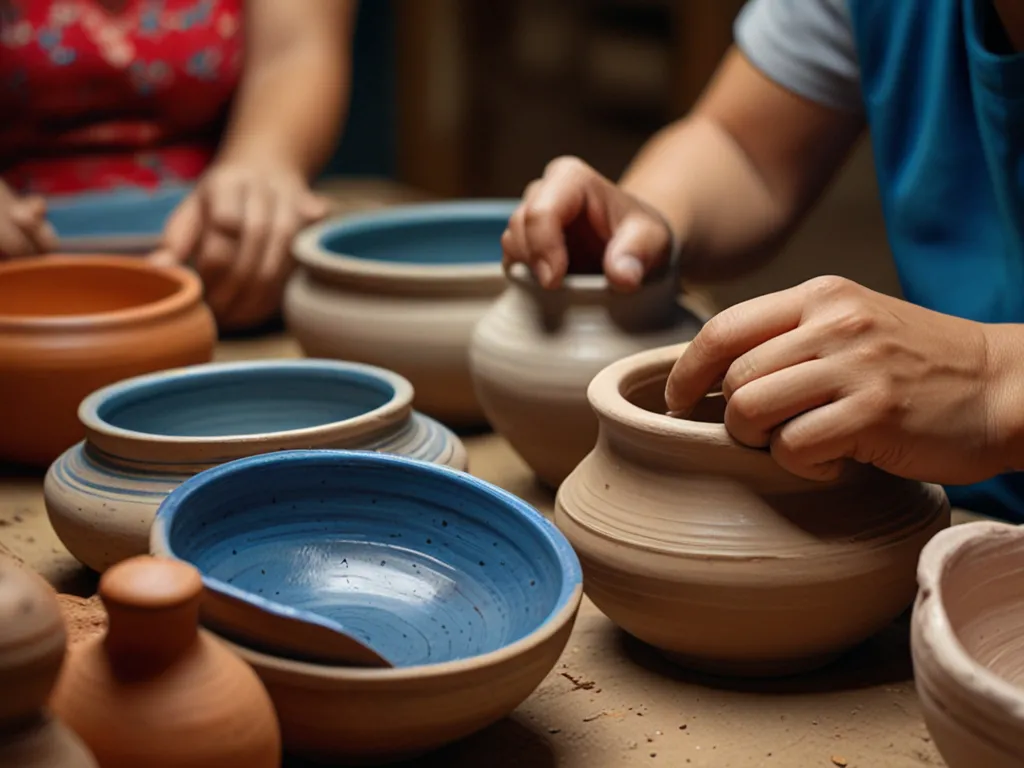 Taller de cerámica en grupo